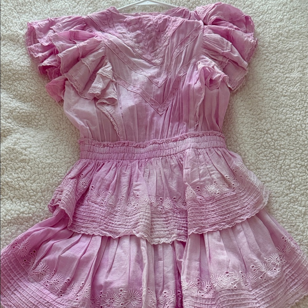Pink Ruffled Loveshack Dress - Picture 5 of 5